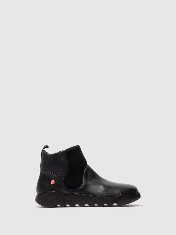Botins com Elástico em Azul Marinho